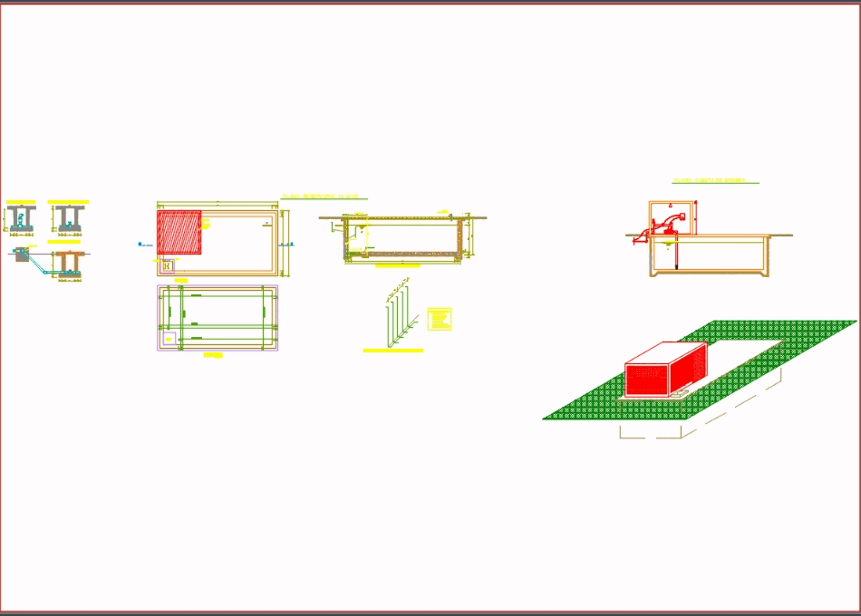 Cistern and pumphouse