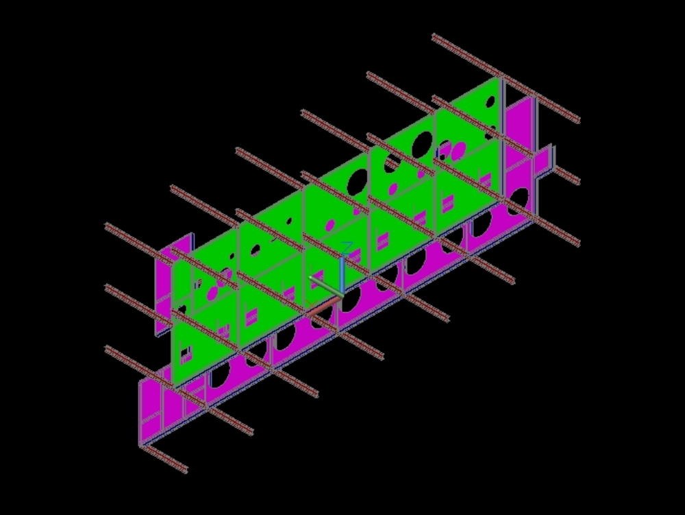 Structure de poutre h