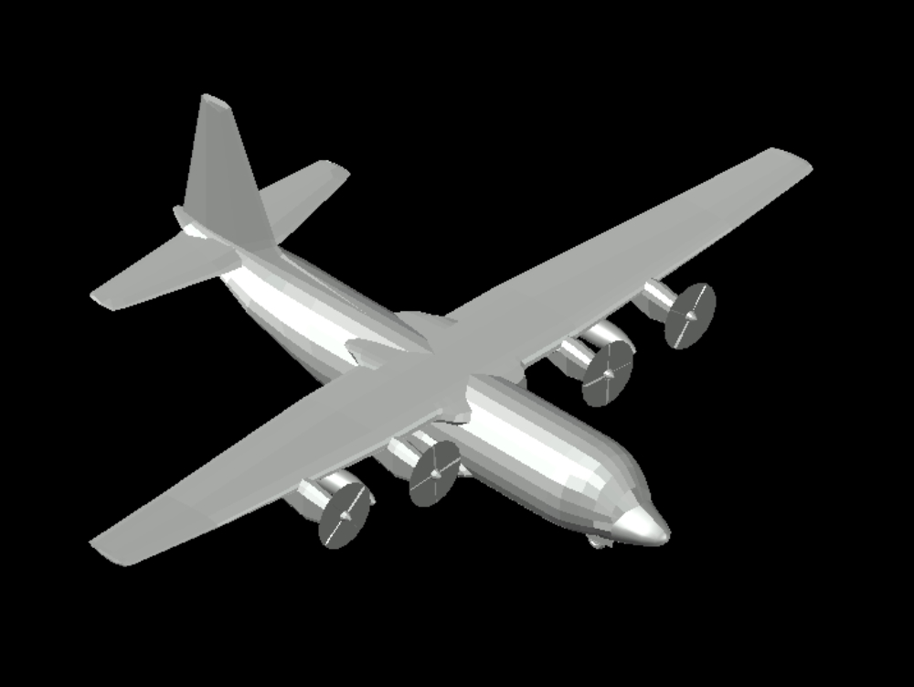 Aeronaves en 3D.