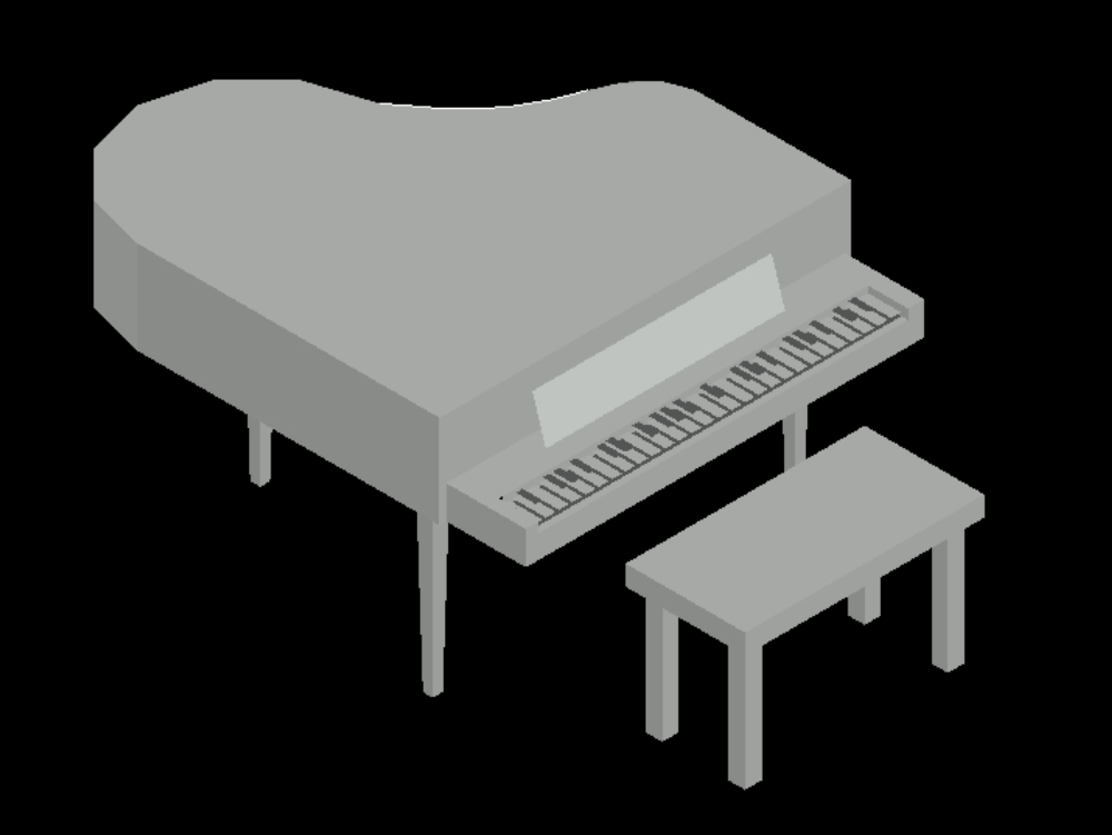 Instrumentos musicais em 3D