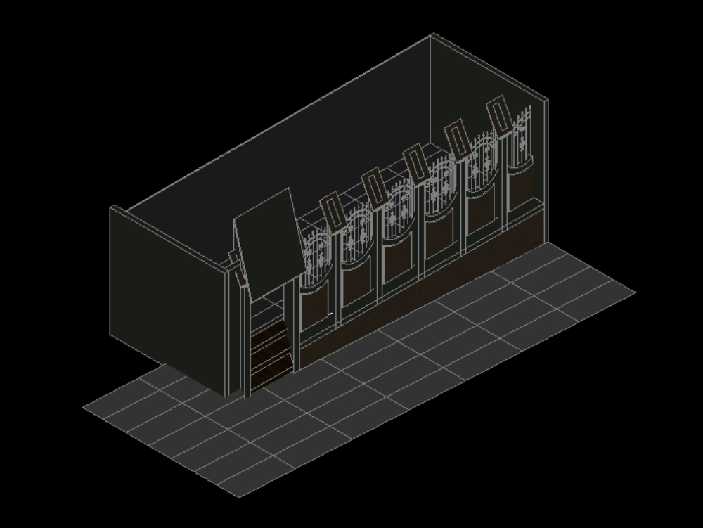 Fence in 3D - Gate