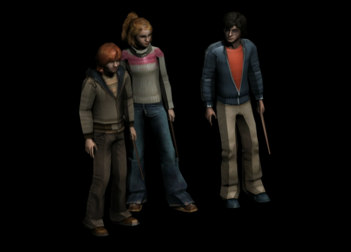 Characters of Harry Poter in 3D