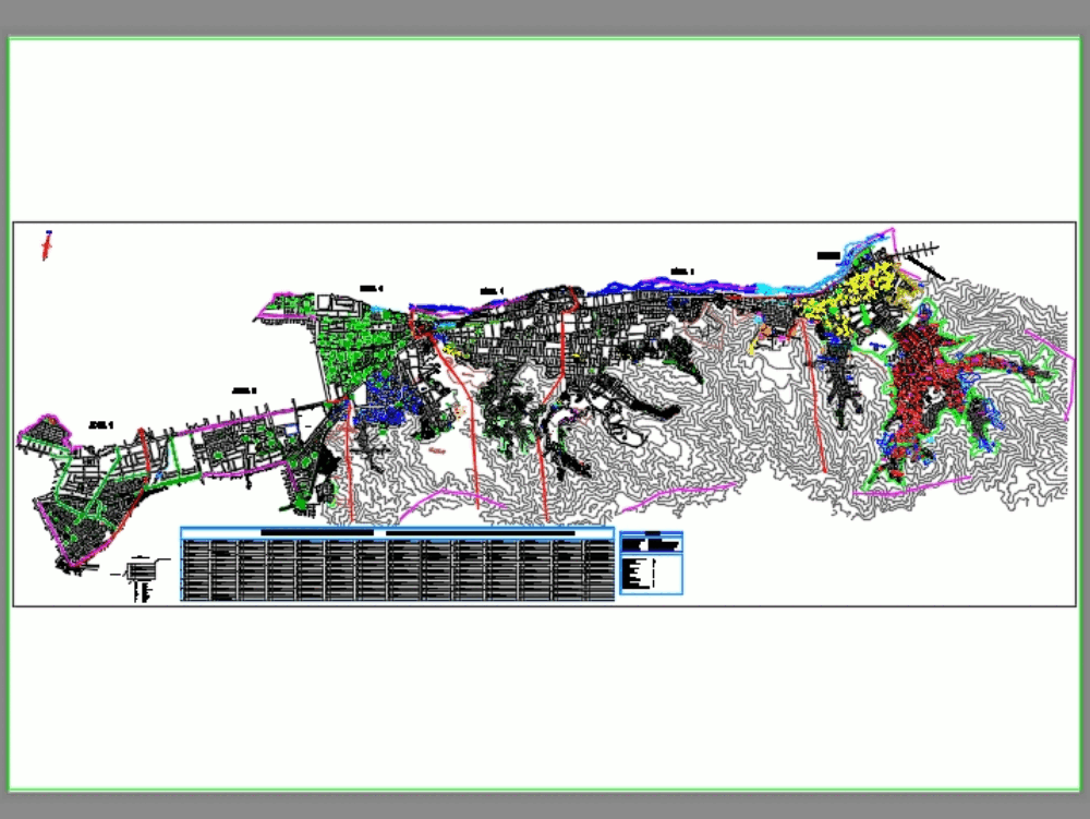 Plano Catastral De Ate En Autocad Descargar Cad Gratis 8 Mb Bibliocad