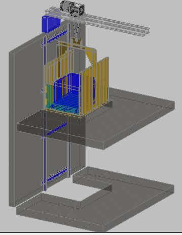 Forklift in 3D