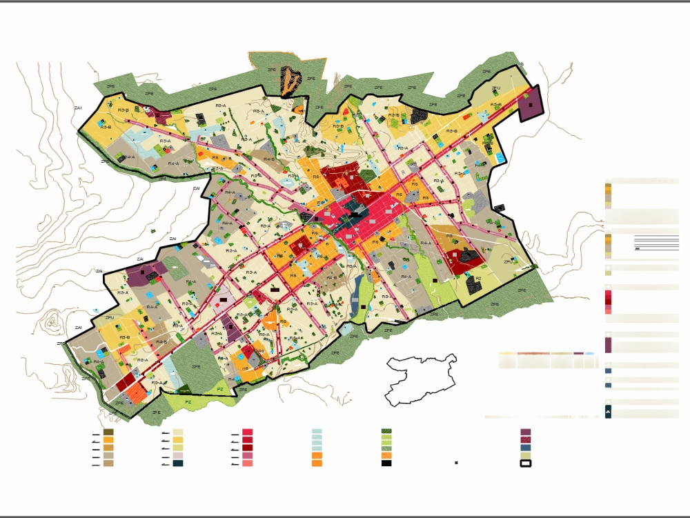 Comprehensive urban plan
