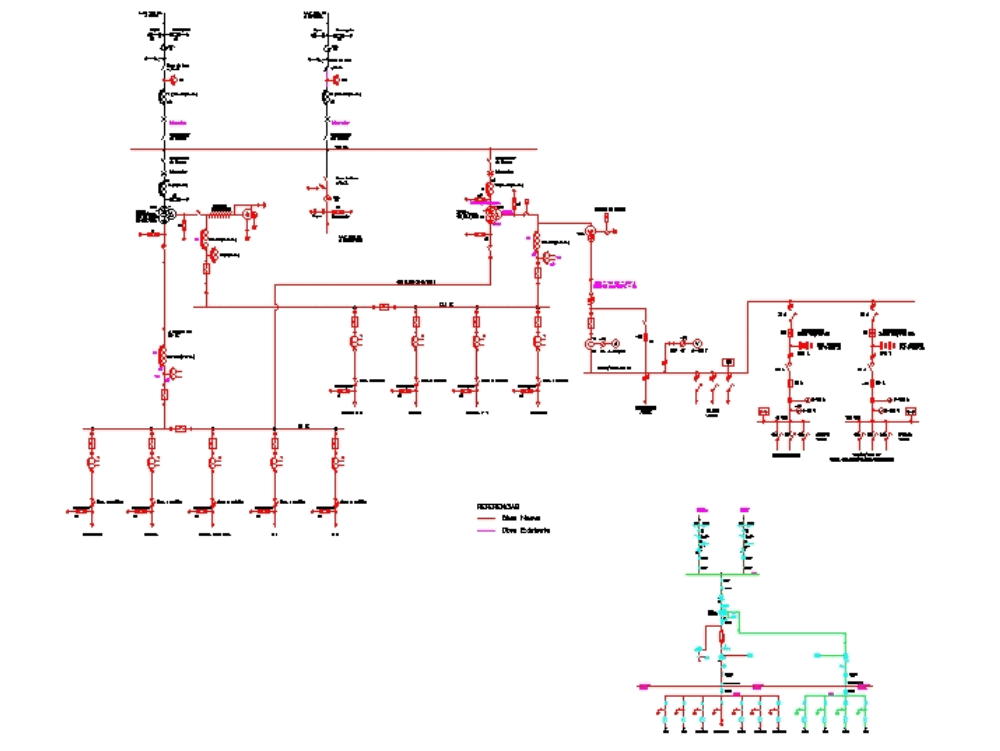 Triangulação de um quadrado em AutoCAD, CAD (33.6 KB)