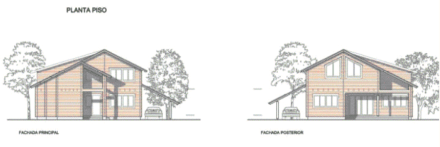 Planos de casas y cabanas de madera en PDF | CAD ( MB) | Bibliocad