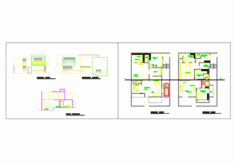 Single family home - 2 plants - 4 bedrooms - Incude perspectives -