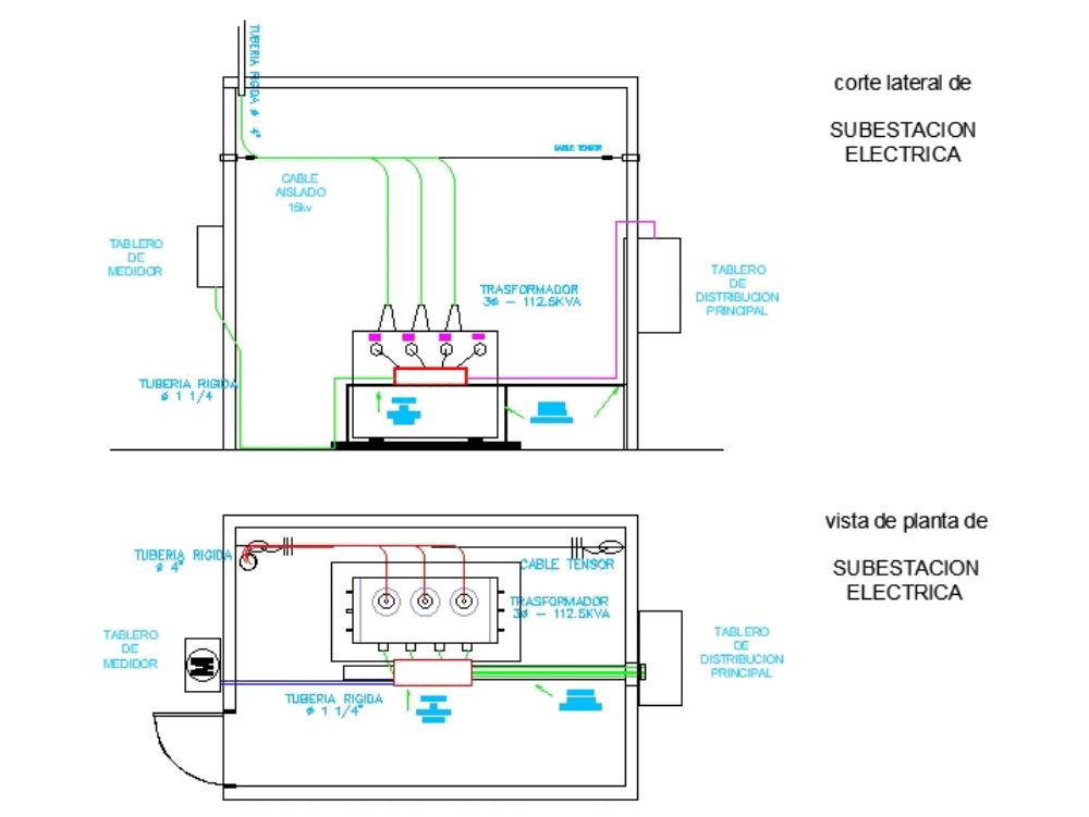 Diagrama Subestacion Electrica En Autocad Cad Kb Bibliocad My Xxx Hot Girl 4783