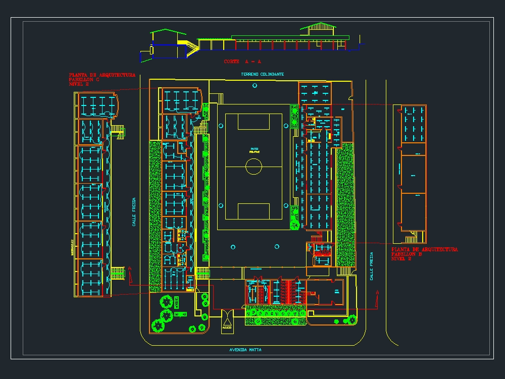 Plano Escuela En Autocad Descargar Cad Gratis Kb Bibliocad My Xxx Hot Girl 1240