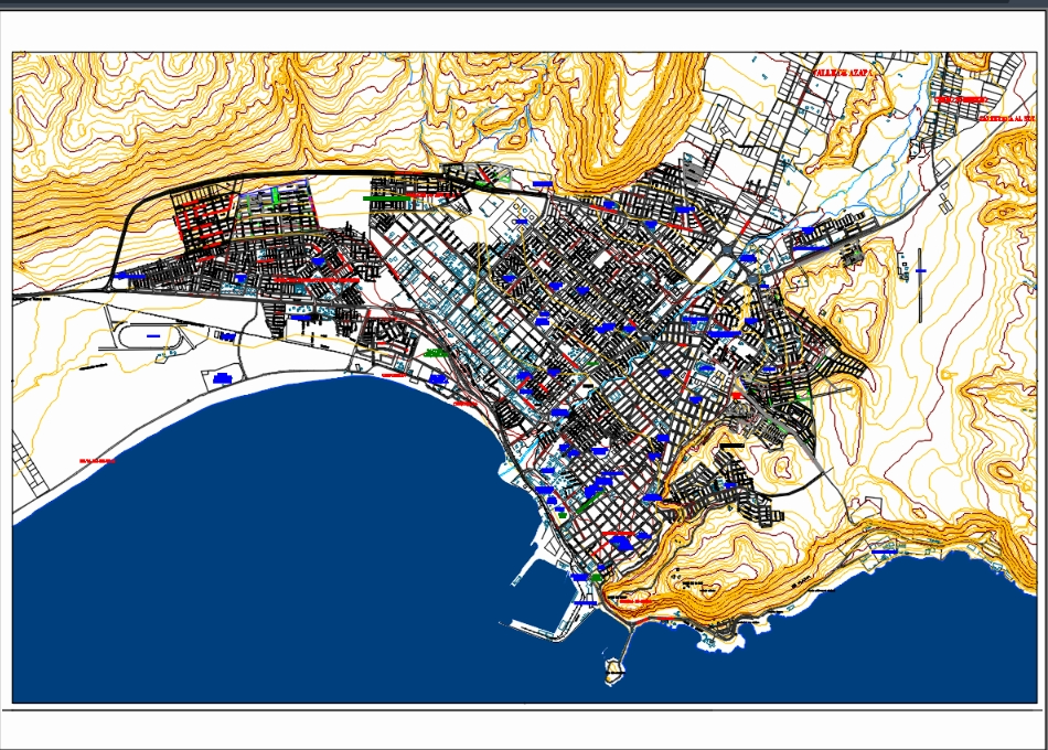 Arica urban plan