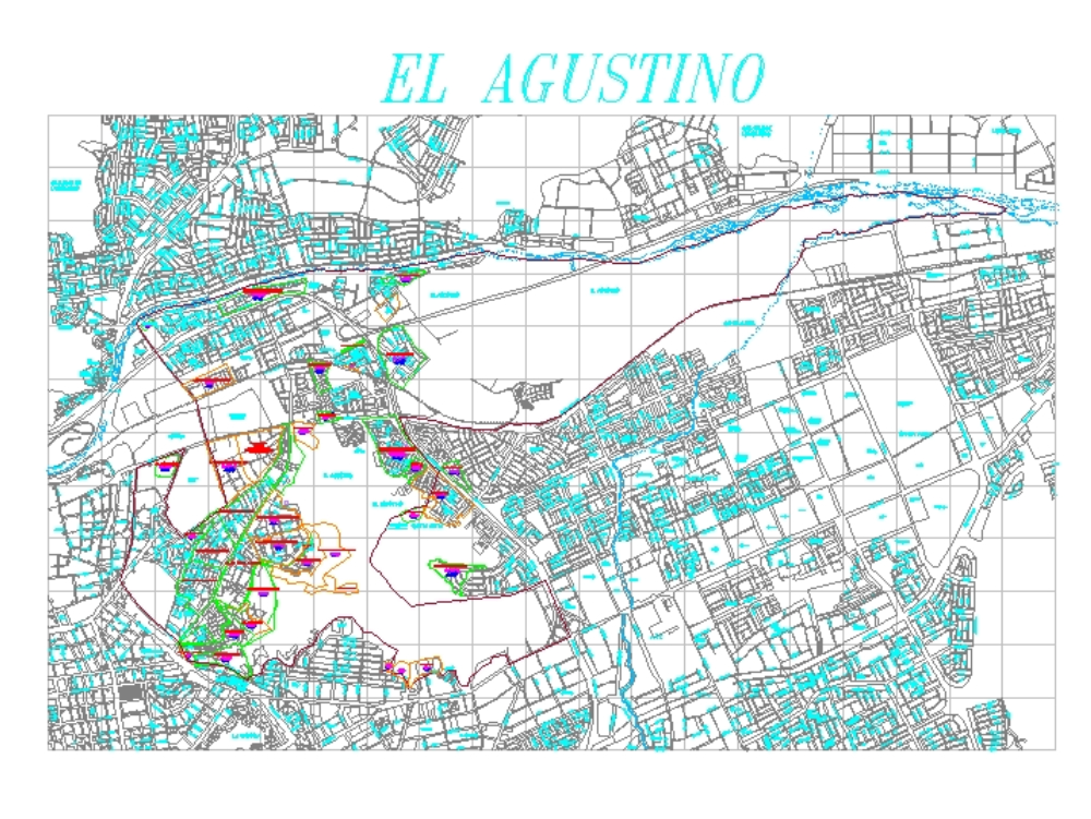Kataster von El Agustino, Lima – Peru.