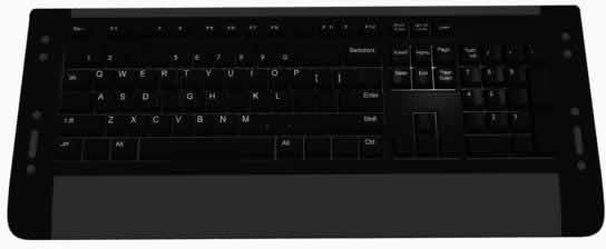 Teclado para computadora en 3d  #  computer keyboard in 3d