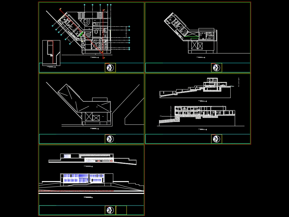 Einfamilienhaus in AutoCAD | Kostenlos CAD herunterladen (1.06 MB