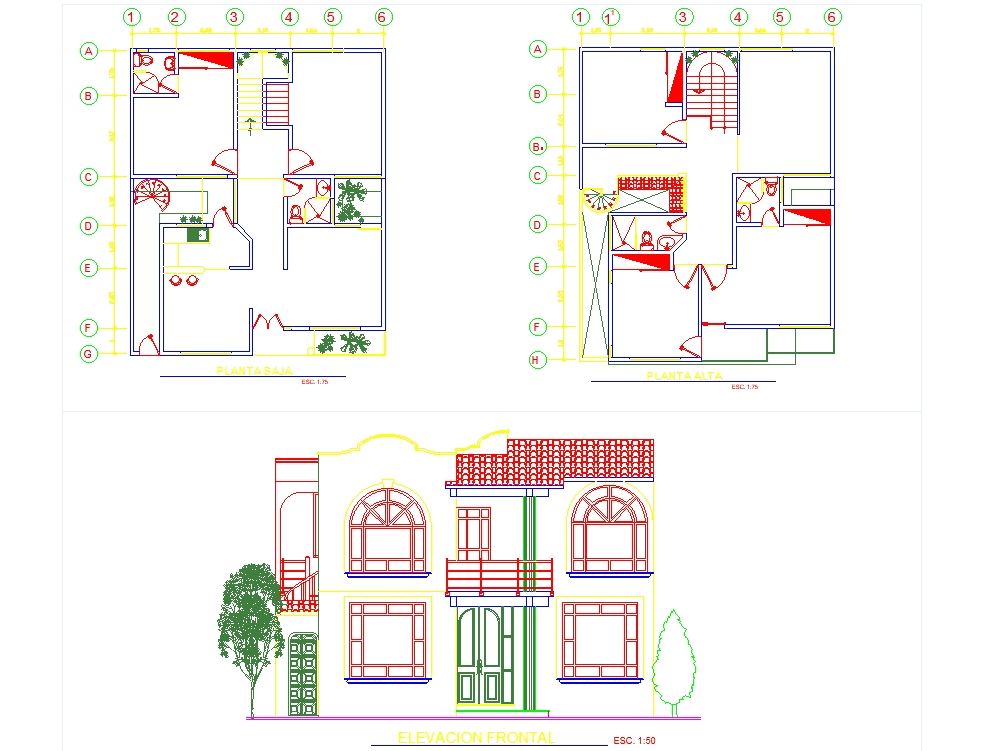 Cad Casa Gratis Aula De Autocad Casa D Part De Youtube Planos