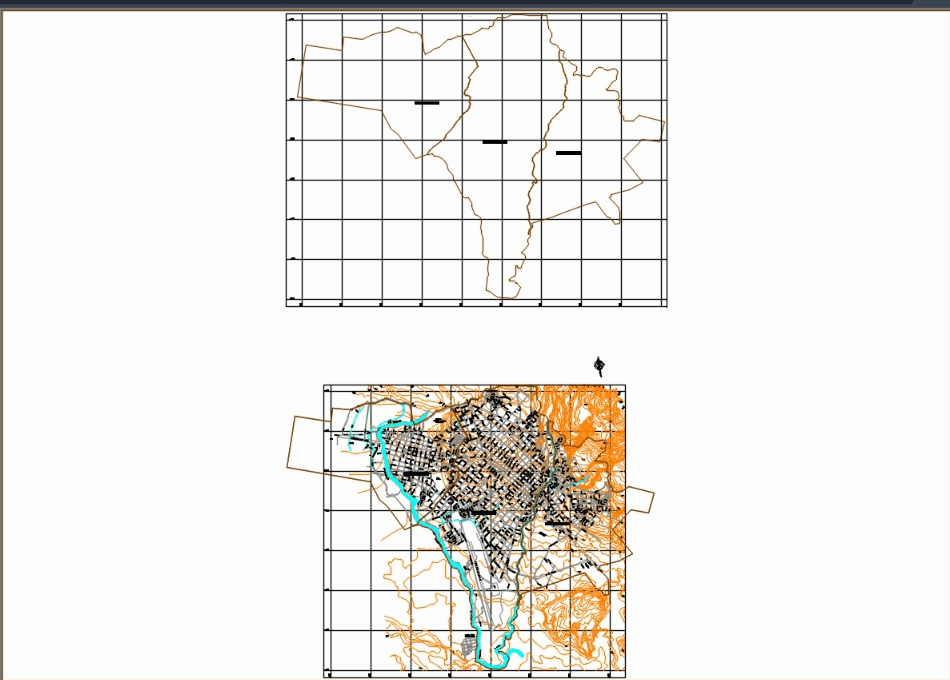 Mapa de tarapoto zonificacion en AutoCAD