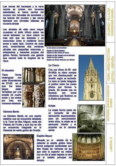 Analyse der Kathedrale von Oviedo