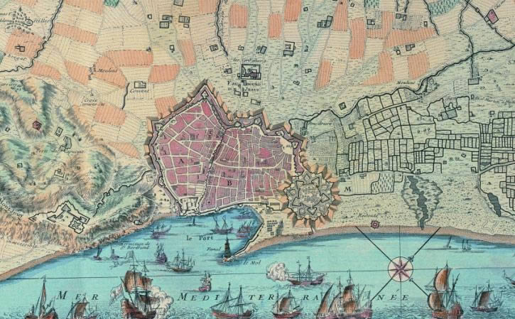 Barcelona historische Pläne