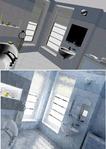 3d Badezimmer