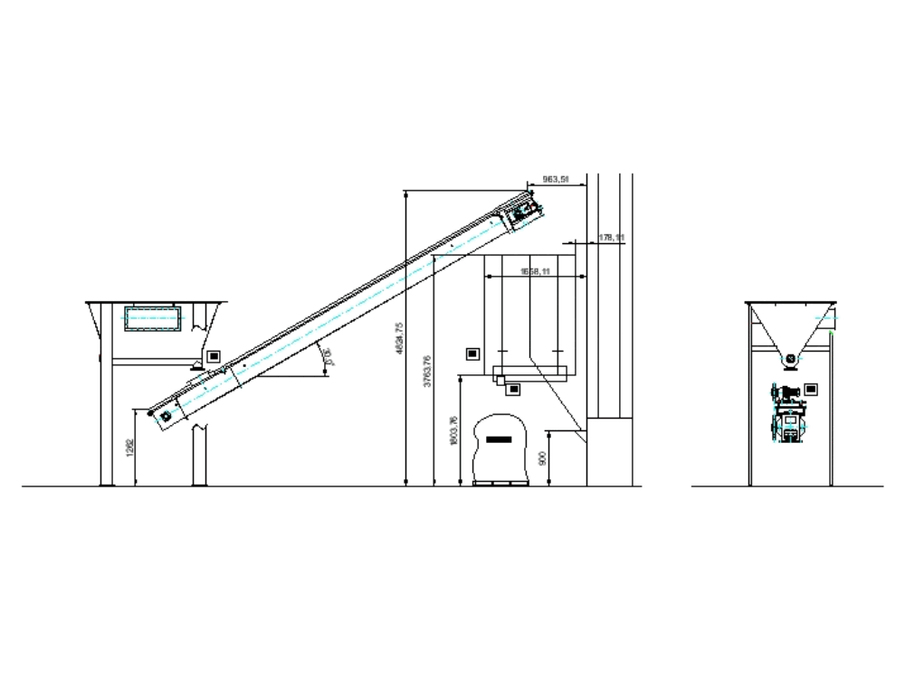 Sifter assembly in AutoCAD Download CAD free (70.88 KB) Bibliocad