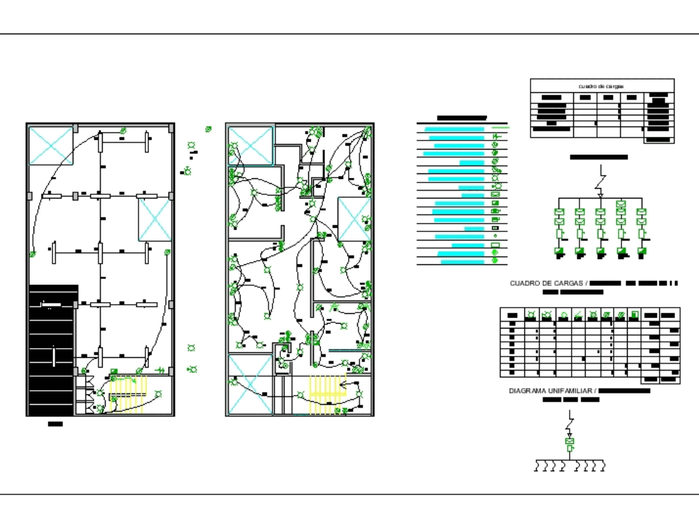 Instalacion Electrica En Autocad Descargar Cad 8177 Kb Bibliocad 1148