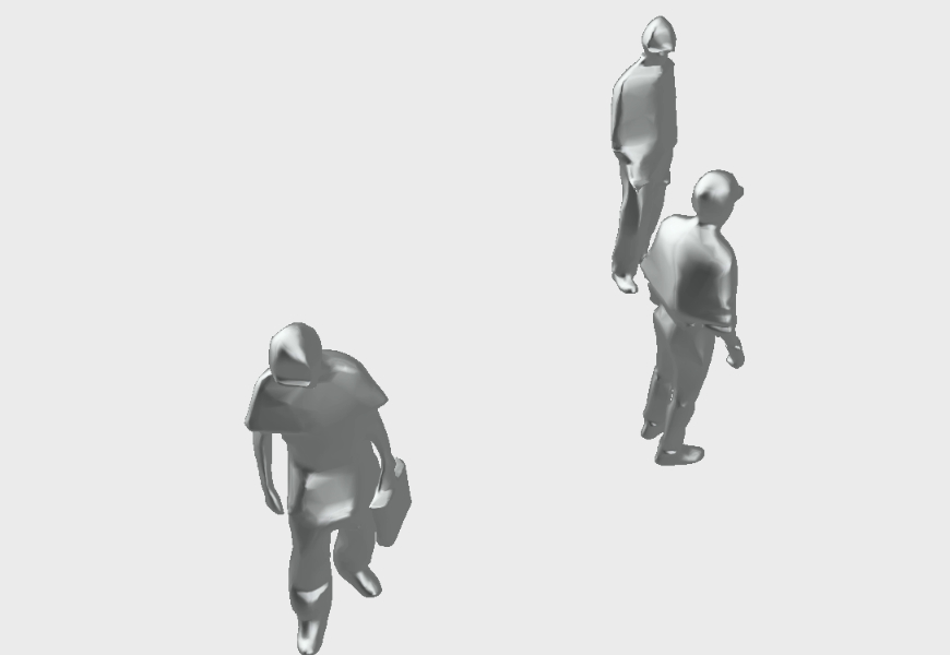 Person in 3d