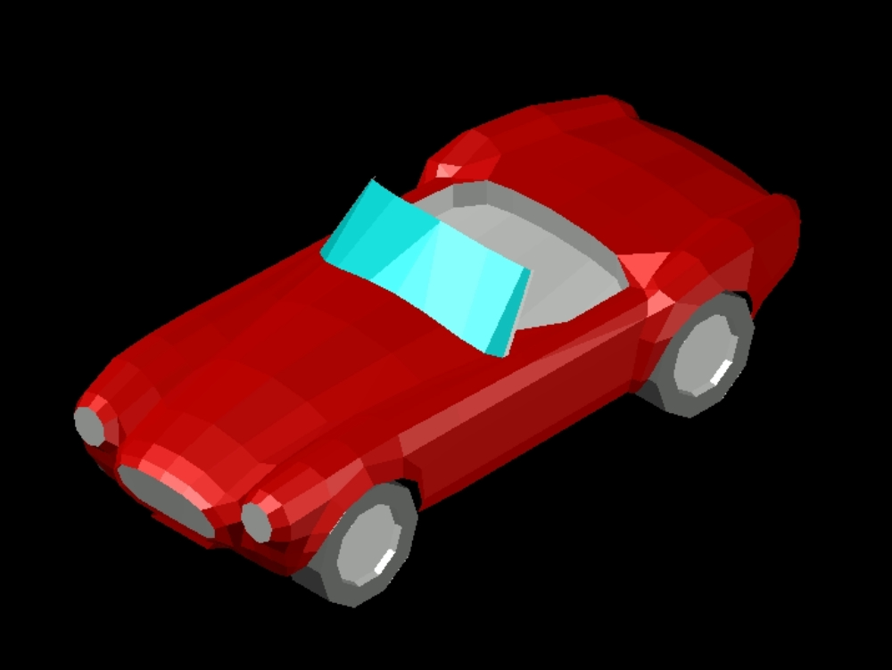 Des voitures en 3D.