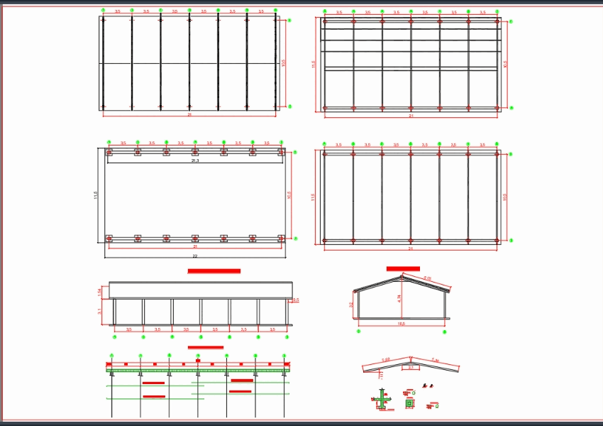 warehouse in autocad download cad free 313.84 kb