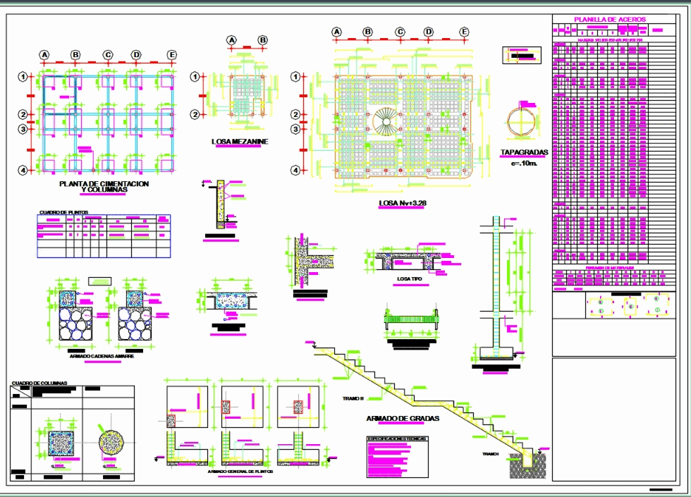 Projeto Estrutural Residencial Em Autocad Cad 31143 Kb Bibliocad 2573