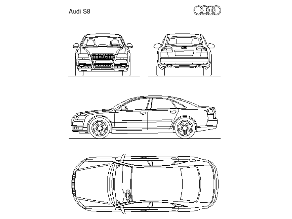 Voiture Audi S8.