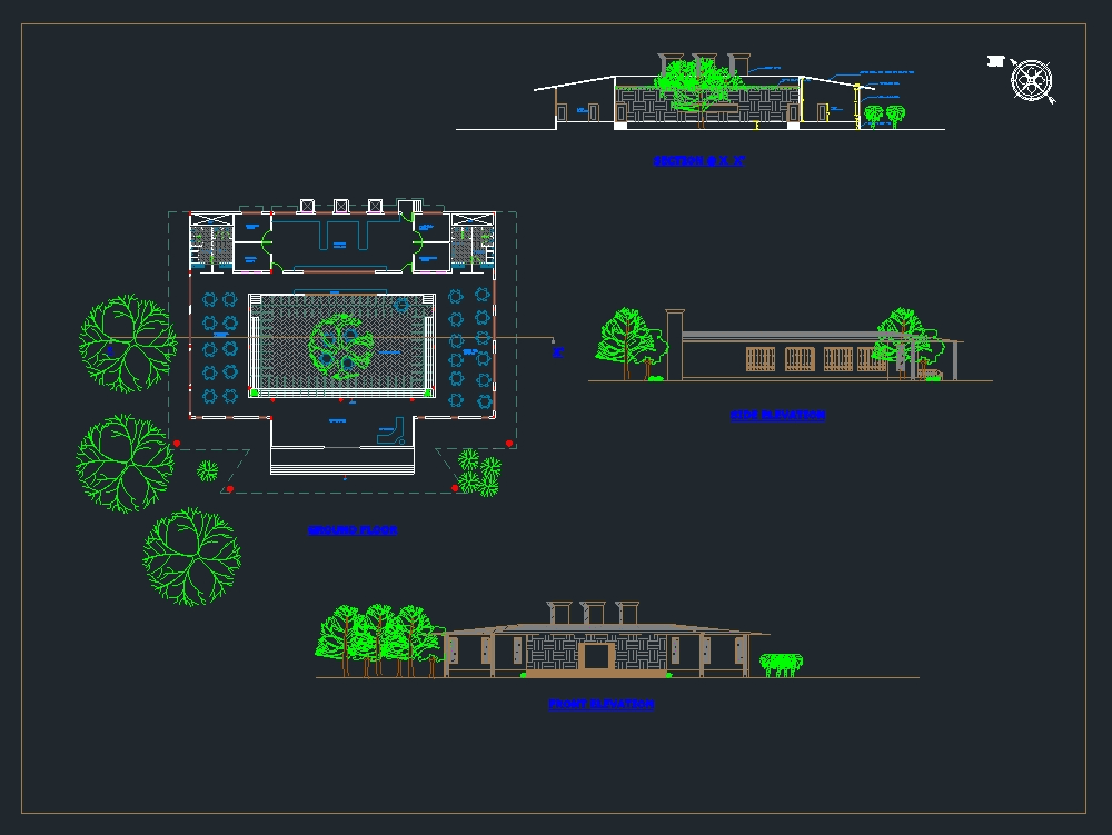 Canteen in AutoCAD | CAD download (324.12 KB) | Bibliocad