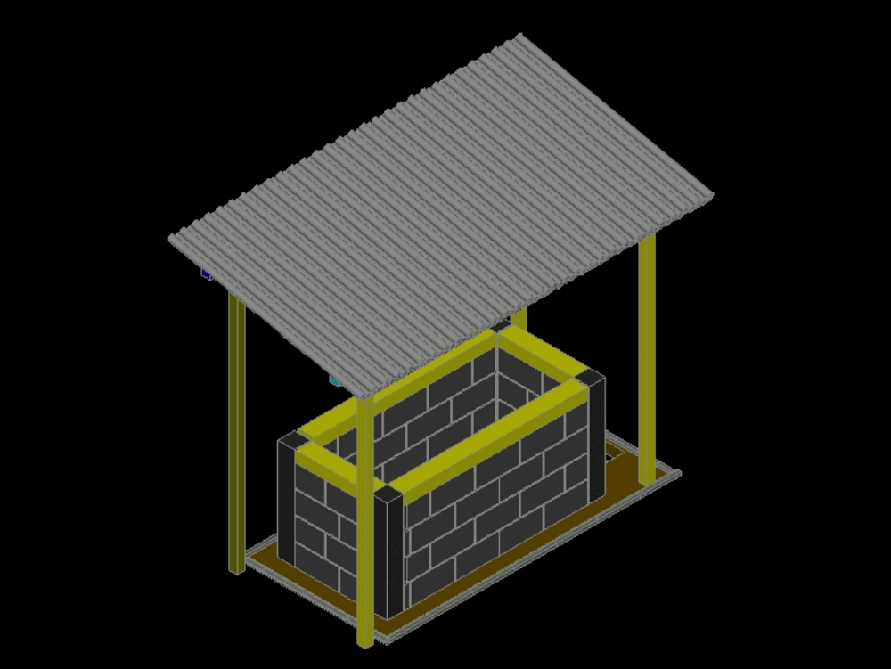 Worm composter, in AutoCAD CAD (1.35 MB) Bibliocad