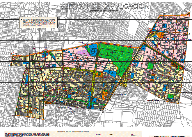 Plan de développement urbain de la délégation d'Iztacalco