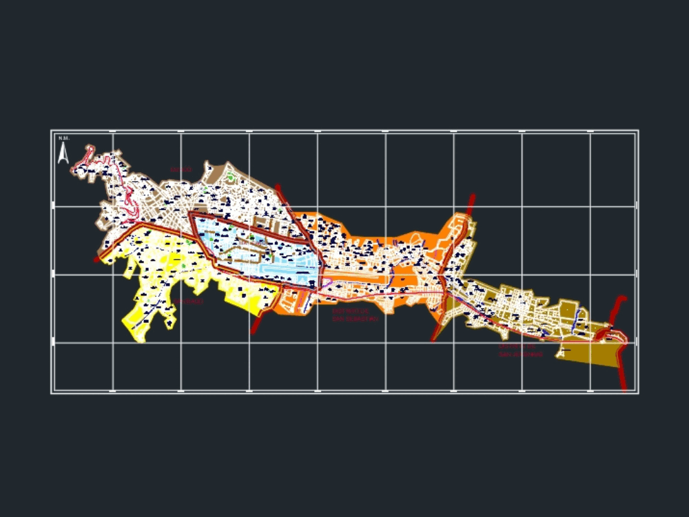 Plano de cusco en AutoCAD Descargar CAD gratis (5.75 MB) Bibliocad