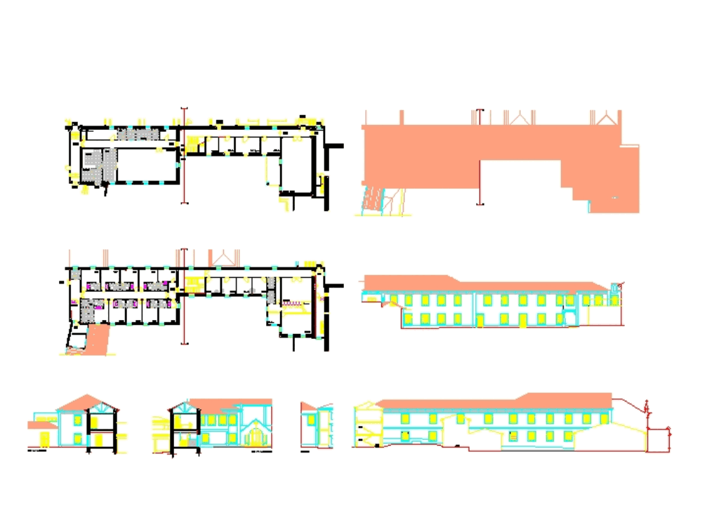 Cloister in AutoCAD | CAD download (299.36 KB) | Bibliocad