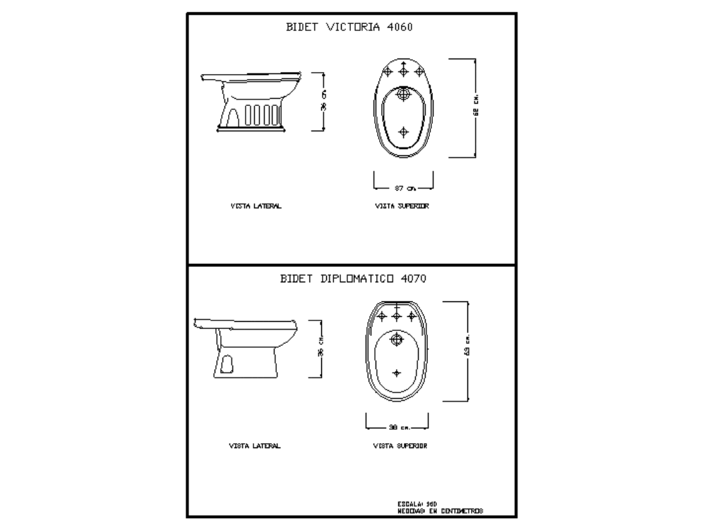 Toilets, bidets and sinks