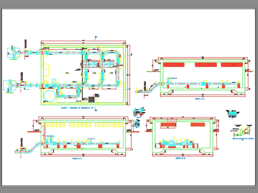 Pumping Station In Autocad 