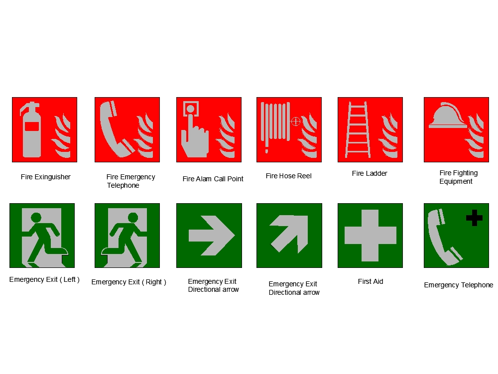 iSimbolos de lucha contra el fuego