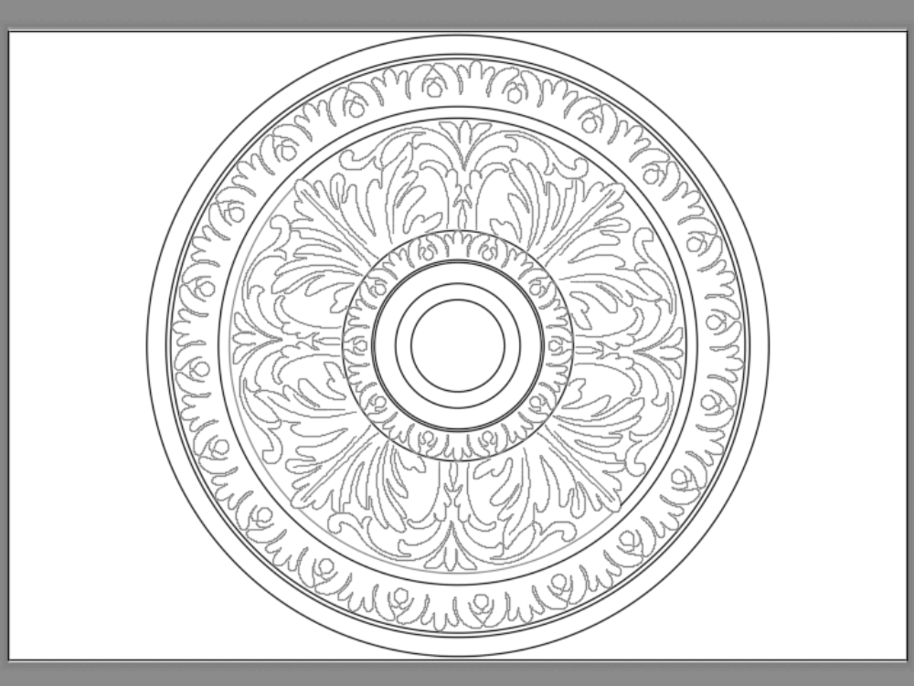 Deckenmitte in AutoCAD | Kostenlos CAD herunterladen (76.56 KB) | Bibliocad