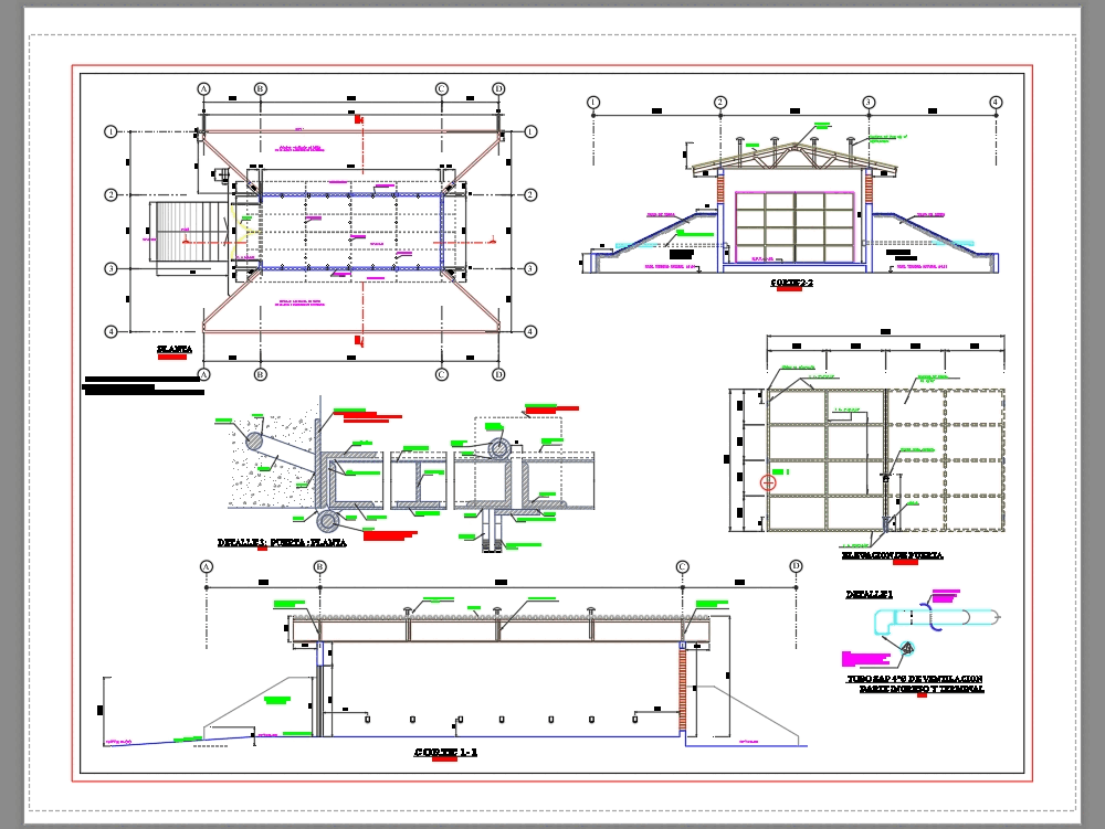 warehouse architecture in autocad download cad free 138
