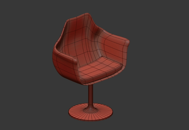 Chaise 3d max