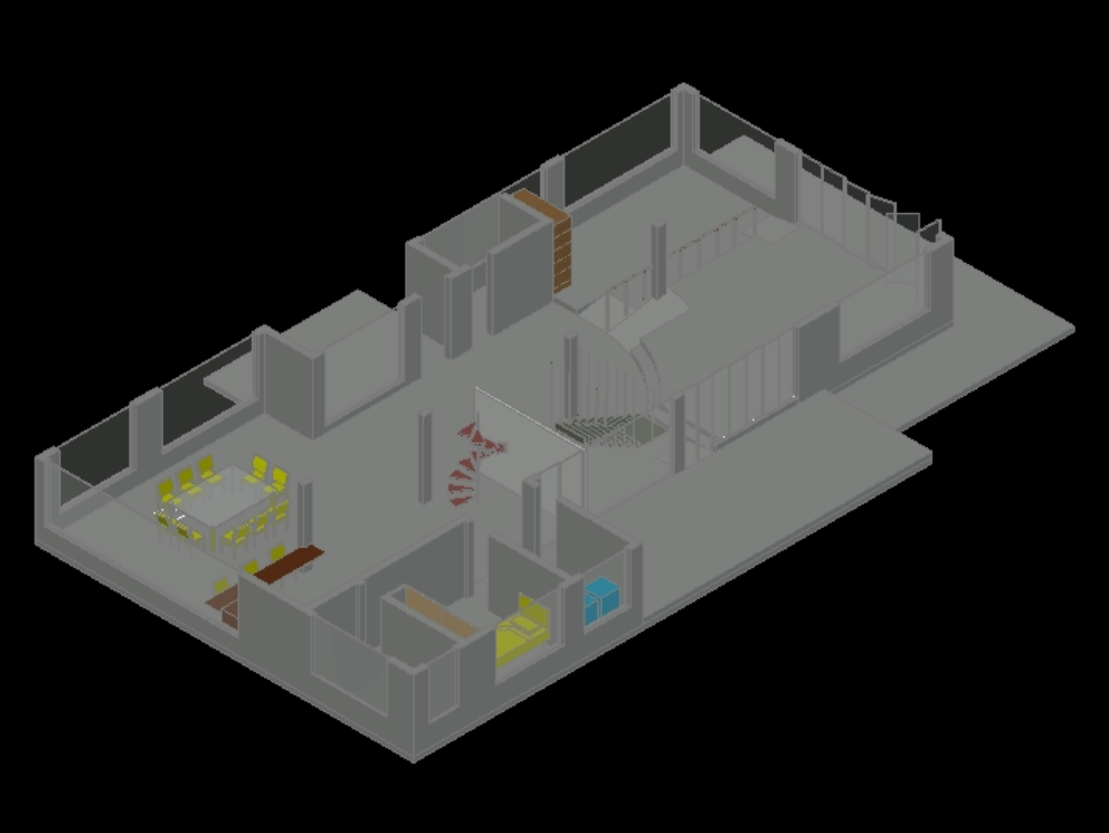 Accessible housing in 3d.