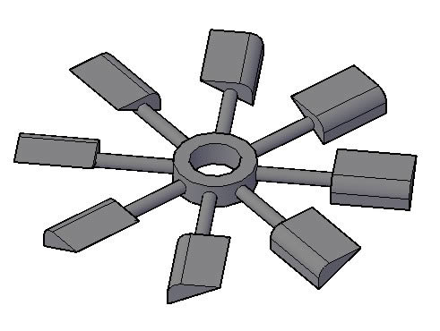 3D-Sonnenmühle