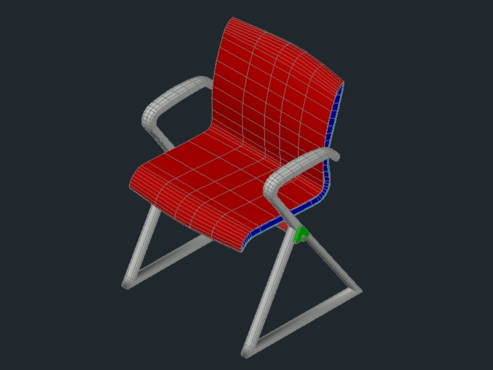3d armchair