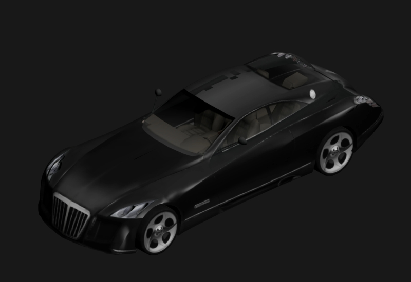 Maybach cope - voiture 3d