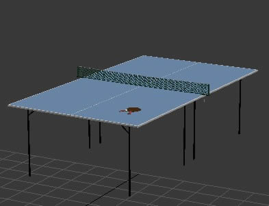 mesa de ping pong modelo 3d max