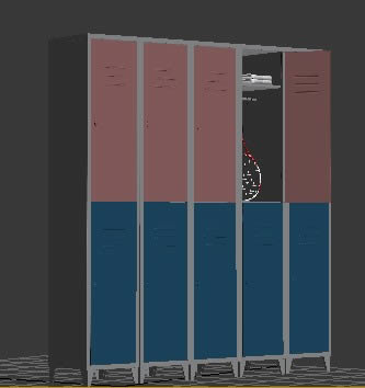 3d max model locker