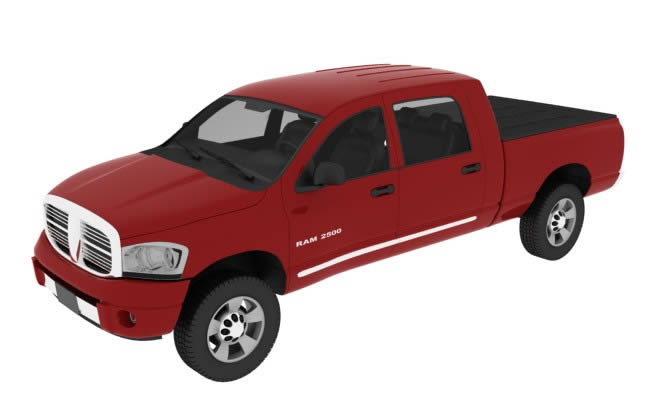 Dodge truck RAM 3D