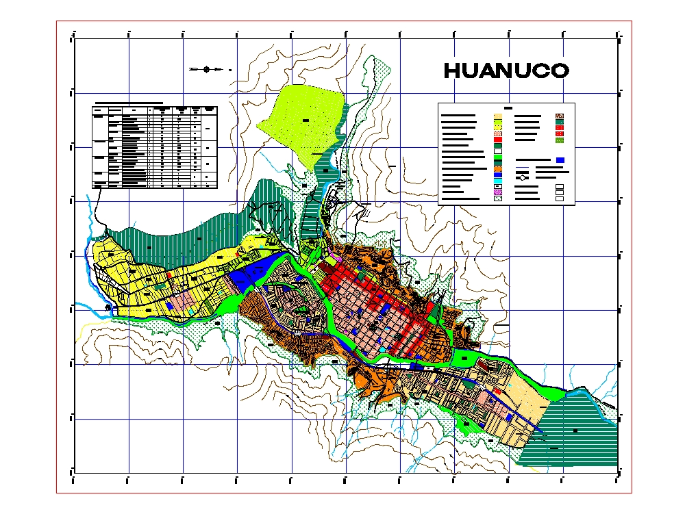 Mapa de  Huánuco