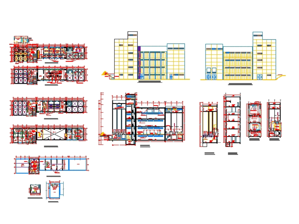 Grain Mill In AutoCAD | CAD Download (1.21 MB) | Bibliocad